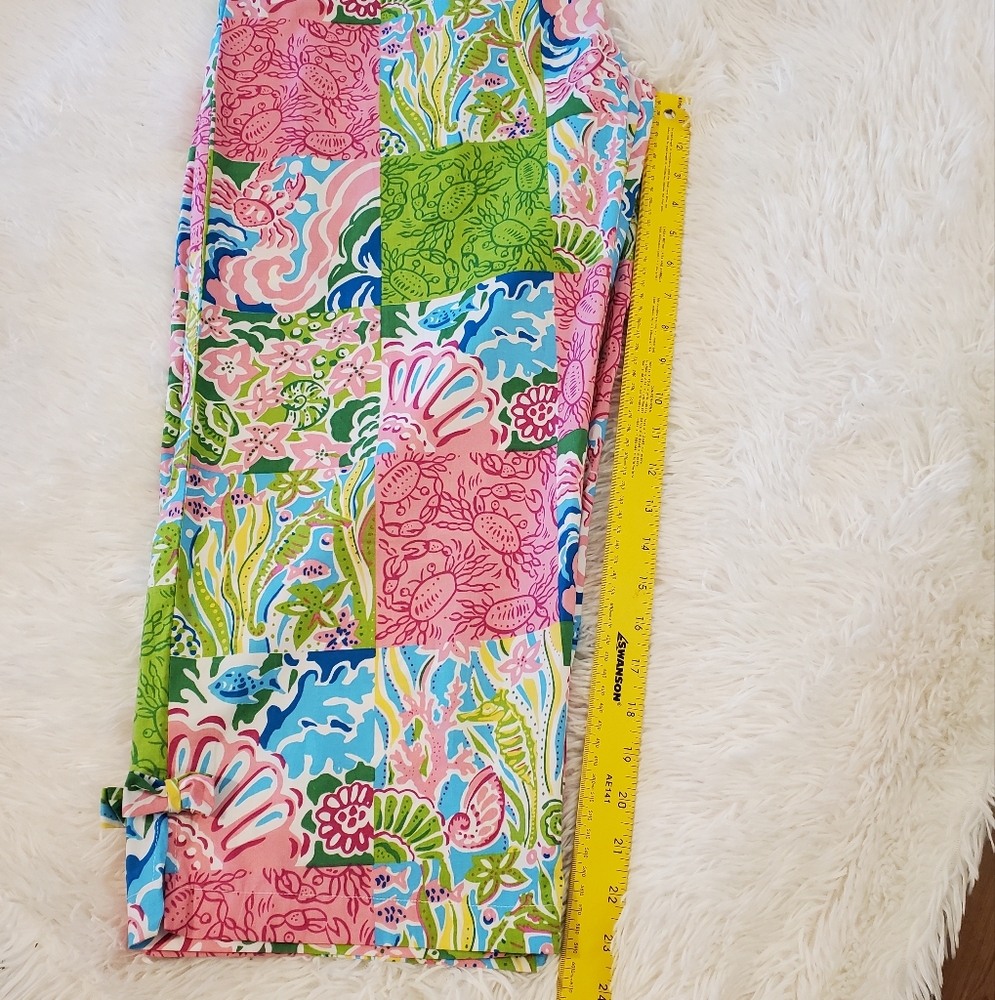 Nwot Soft Surroundings Quilted Pattern Capri Pant… - image 7